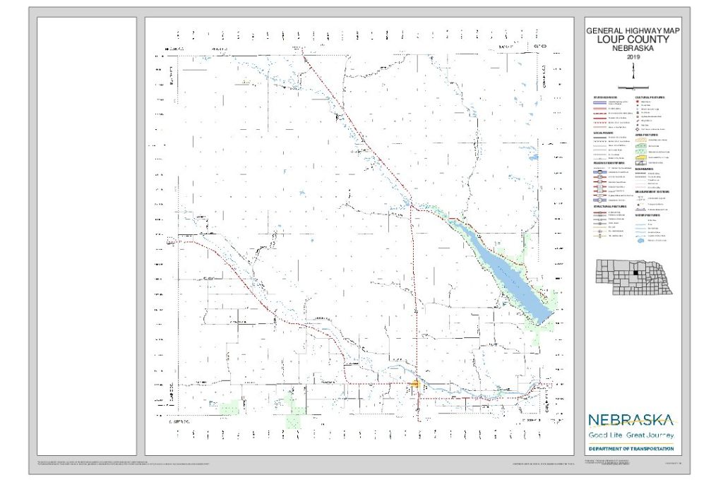 Loup County Road Map thumbnail