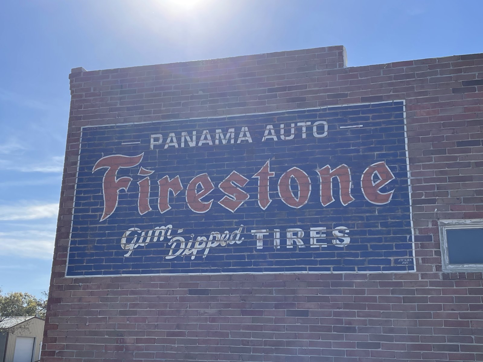 Firestone ghost sign, Panama, Nebraska Firestone ghost sign, Panama, Nebraska