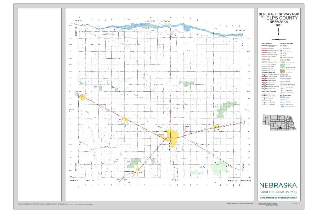Phelps County Road Map thumbnail