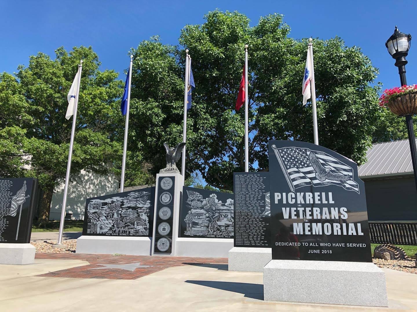 Pickrell Veterans Memorial, Pickrell, Nebraska Pickrell Veterans Memorial, Pickrell, Nebraska
