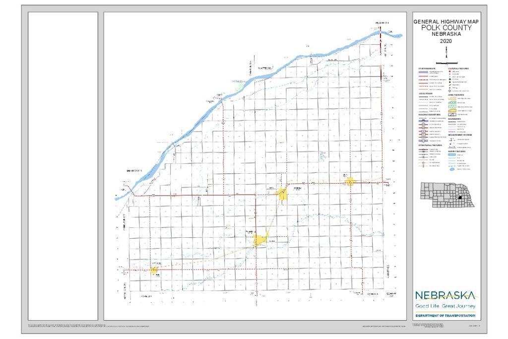 Polk County Road Map thumbnail