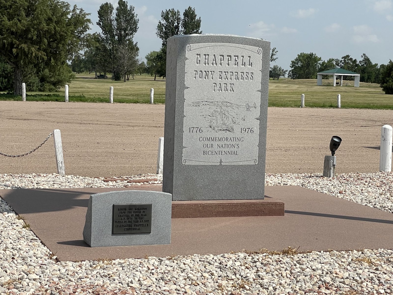 Pony Express Park Historical Markers
