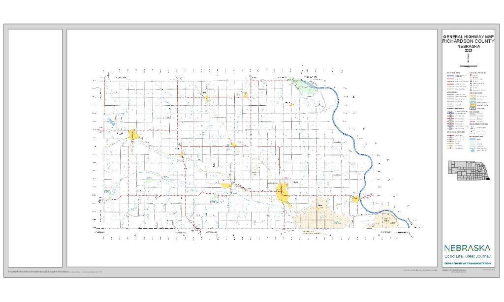 Richardson County Road Map thumbnail