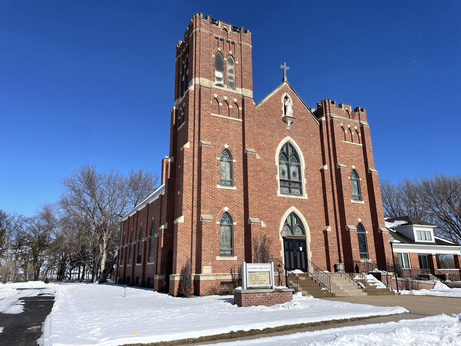Historic brick church, Roseland, Nebraska Historic brick church, Roseland, Nebraska