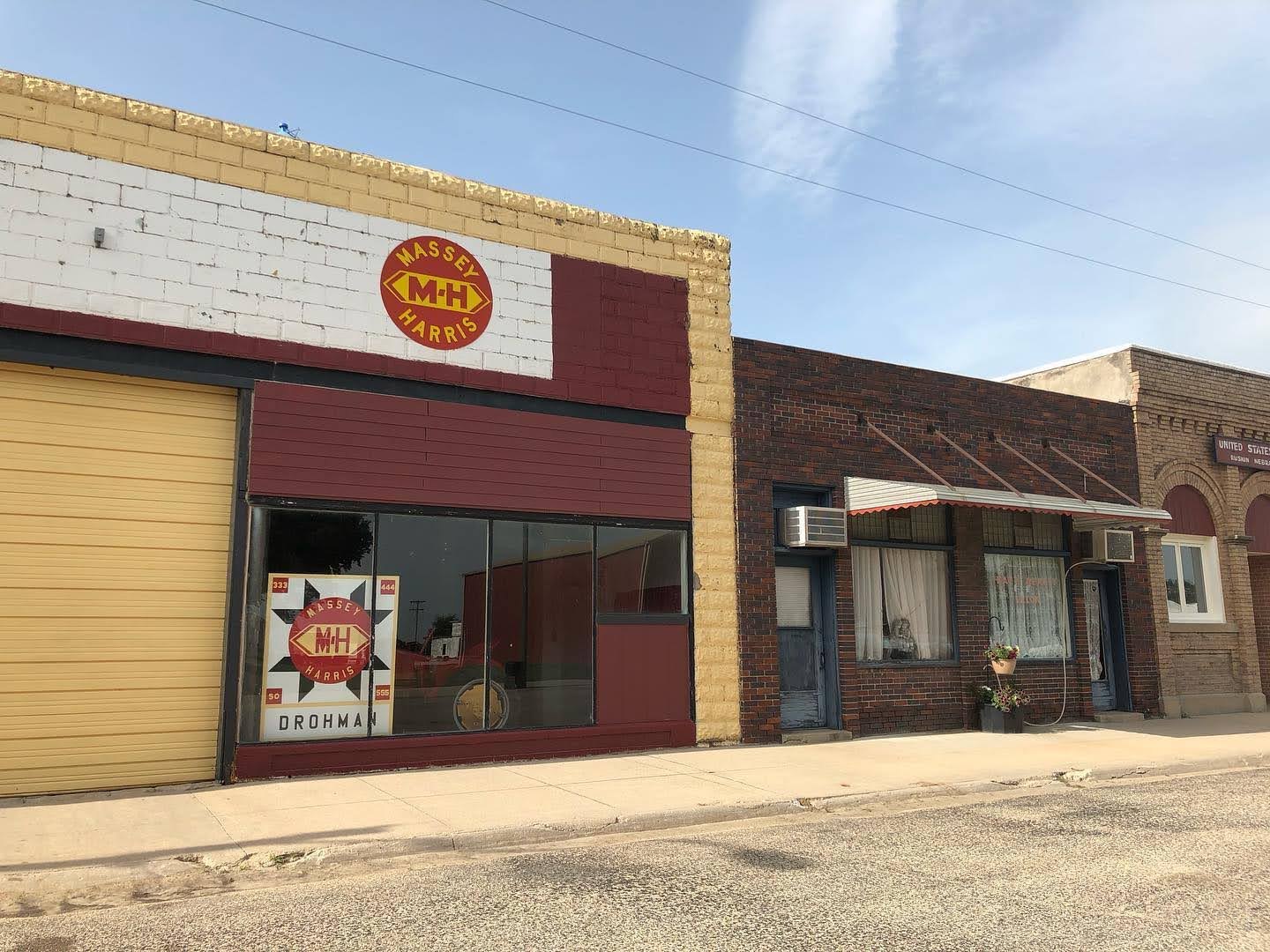 Historic storefronts, Ruskin, Nebraska