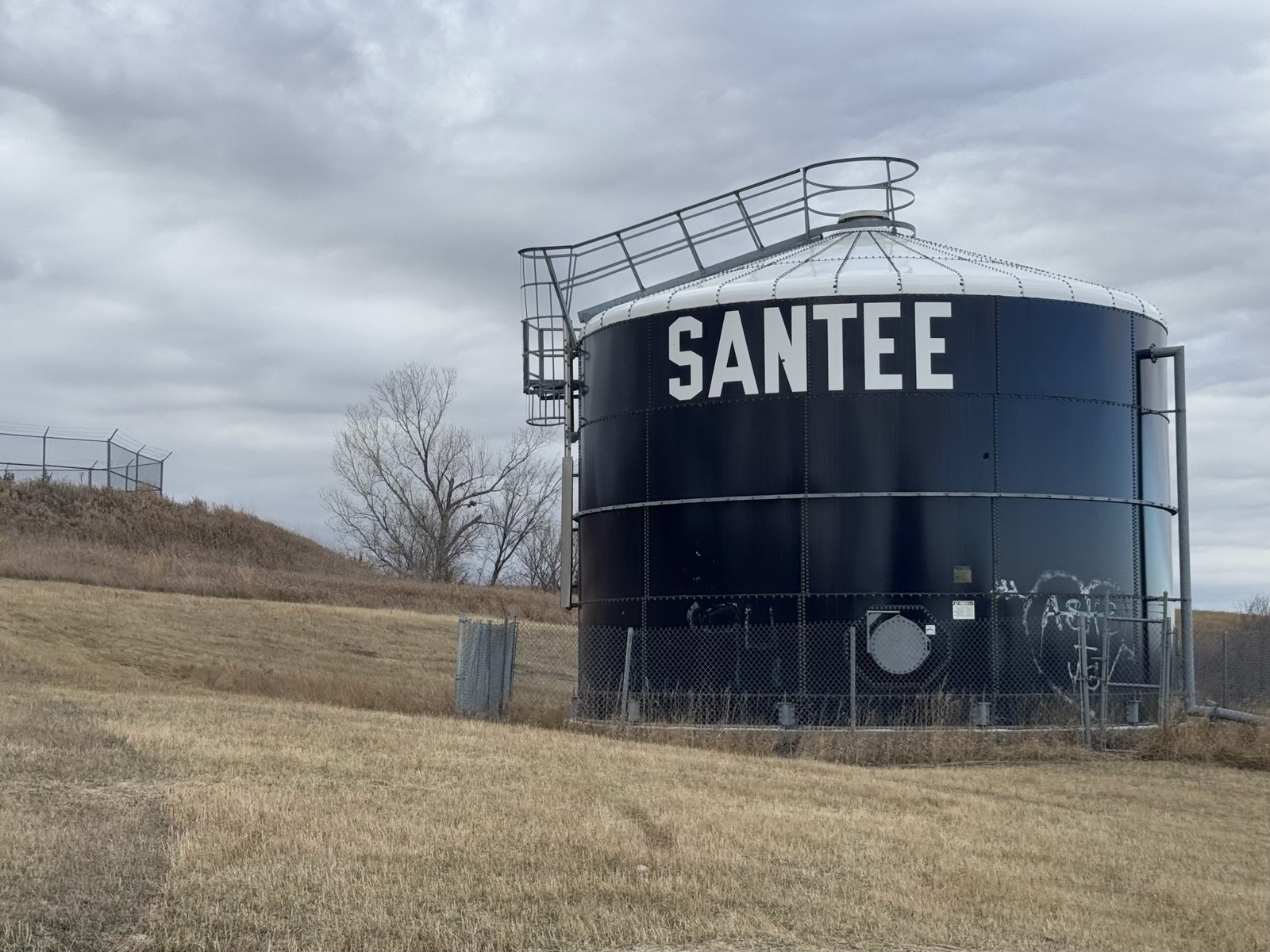 Santee water tank, Santee, Nebraska