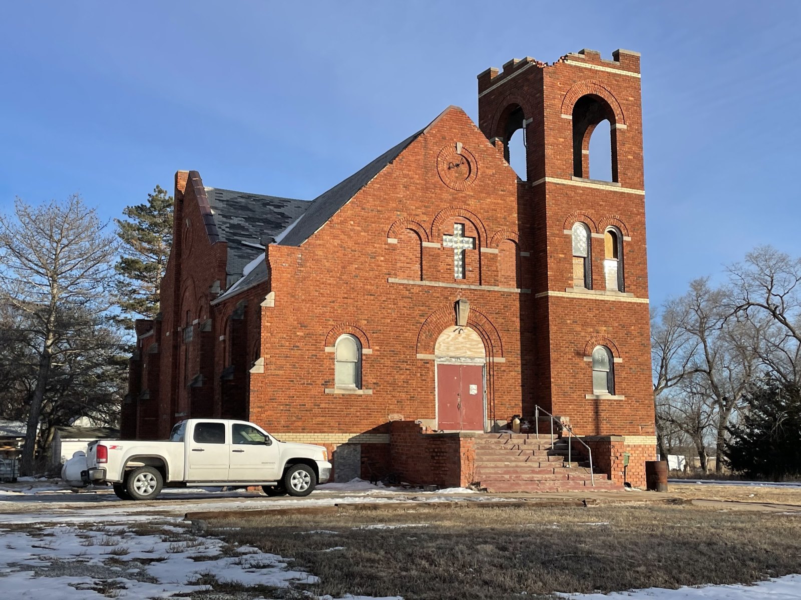 Historic brick church, Saronville, Nebraska Historic brick church, Saronville, Nebraska