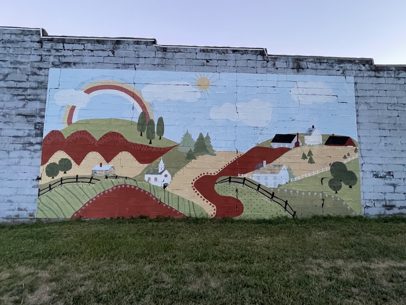 Rolling hills mural, Swanton, Nebraska Rolling hills mural, Swanton, Nebraska