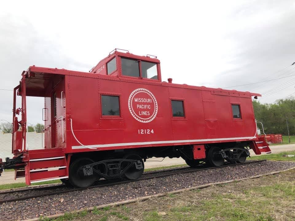Missouri Pacific caboose, Union, Nebraska Missouri Pacific caboose, Union, Nebraska