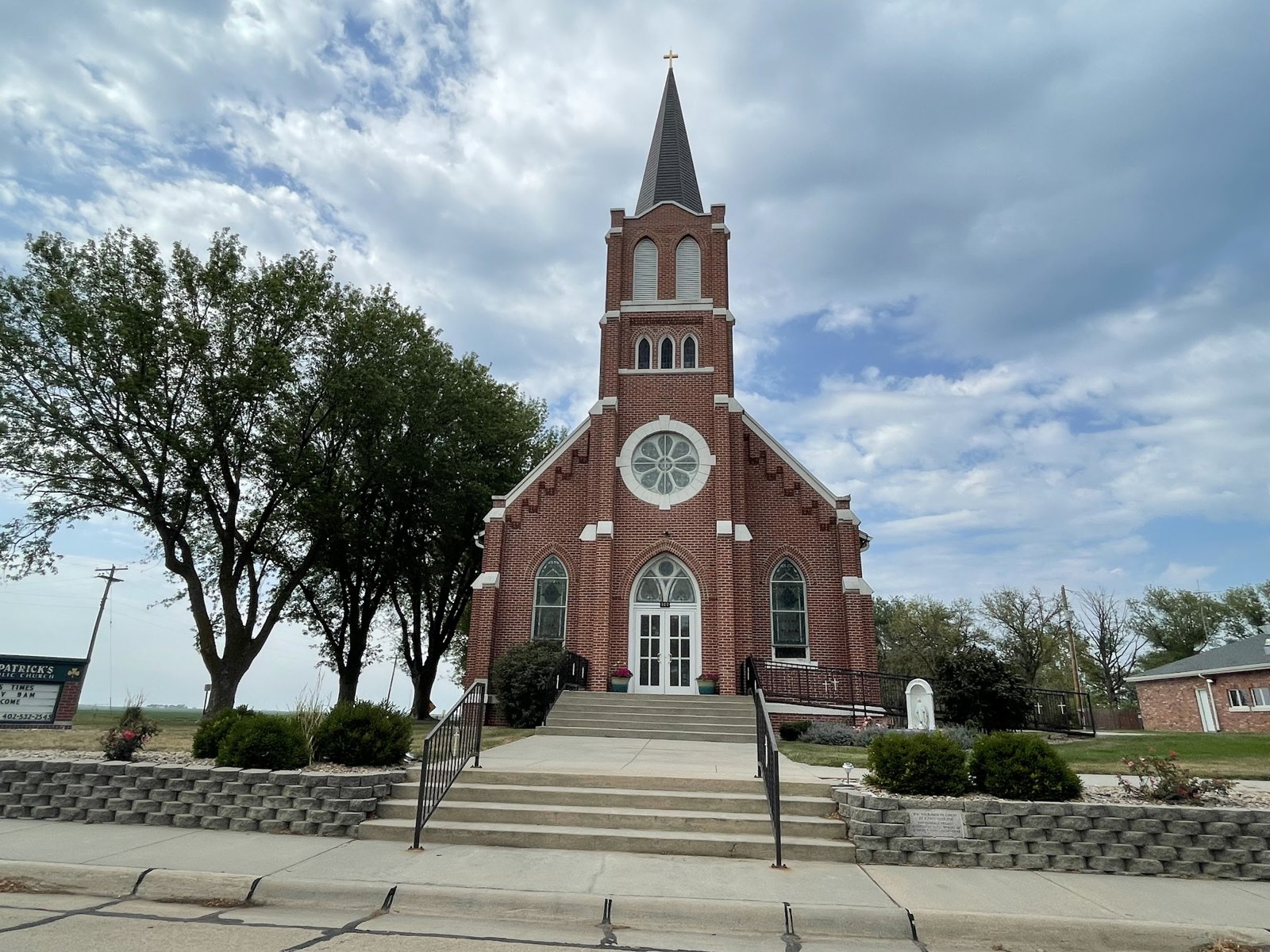 Historic brick church, Utica, Nebraska