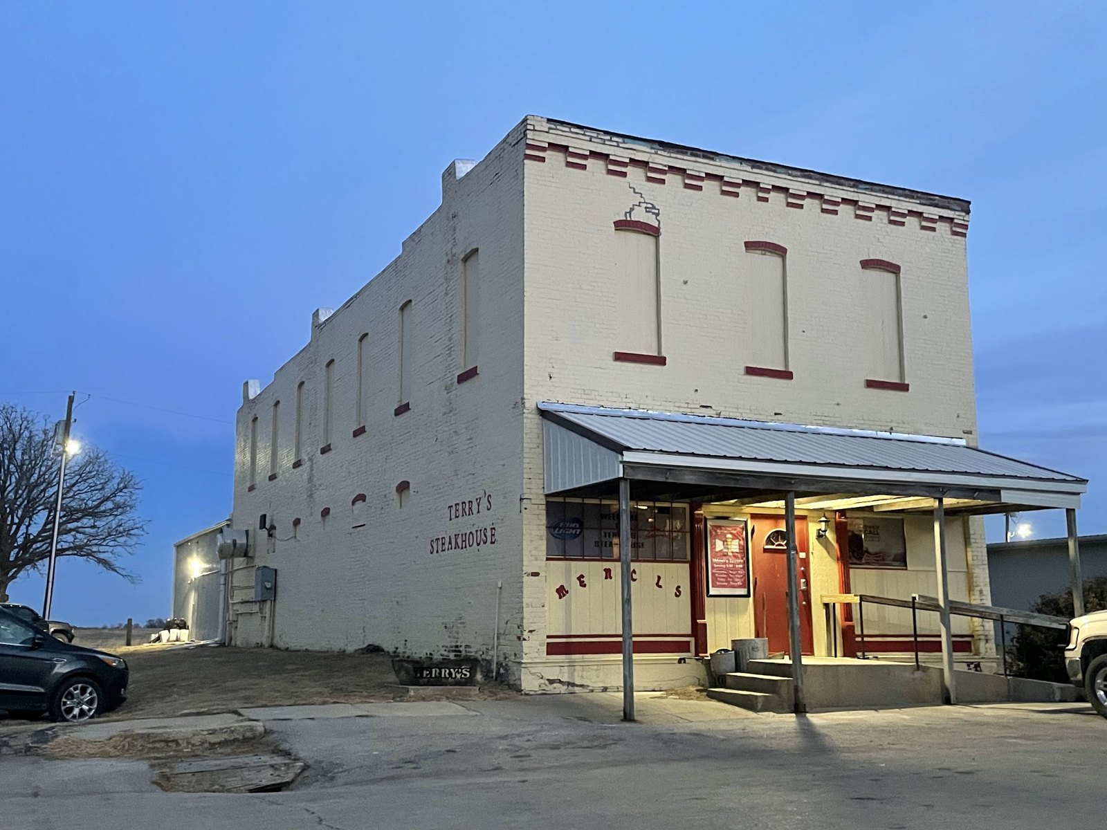 Historic brick building, Virginia, Nebraska