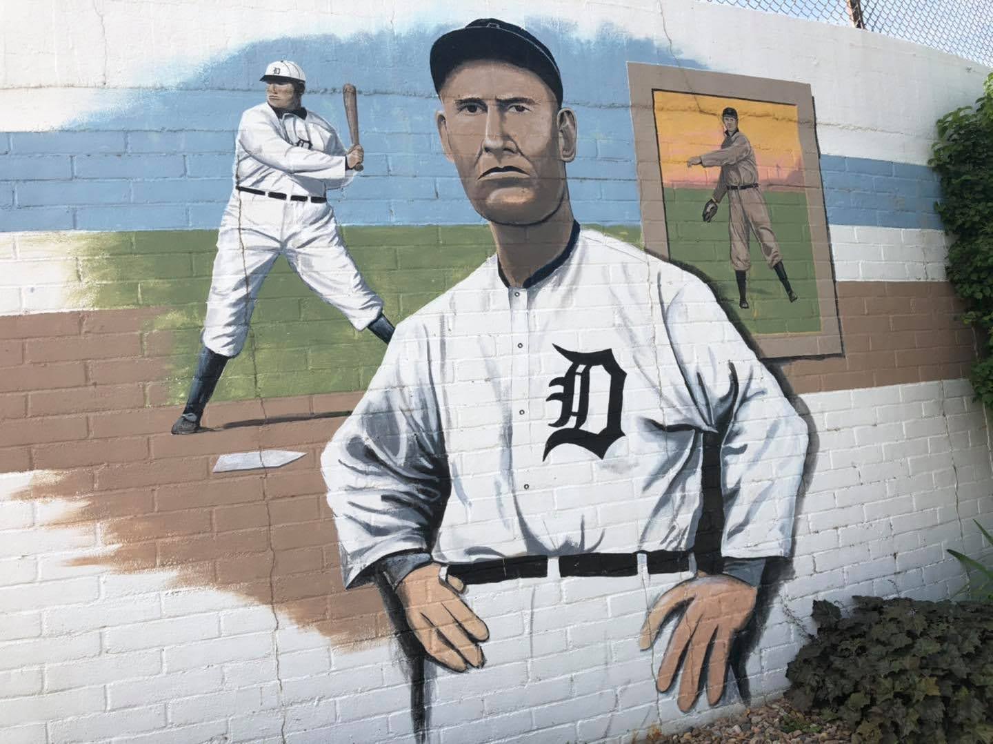 Baseball mural, Wahoo, Nebraska
