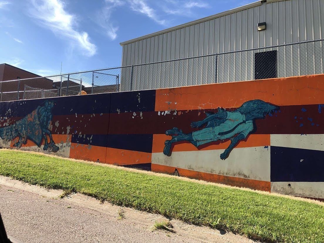 Mural, Walthill, Nebraska Mural, Walthill, Nebraska