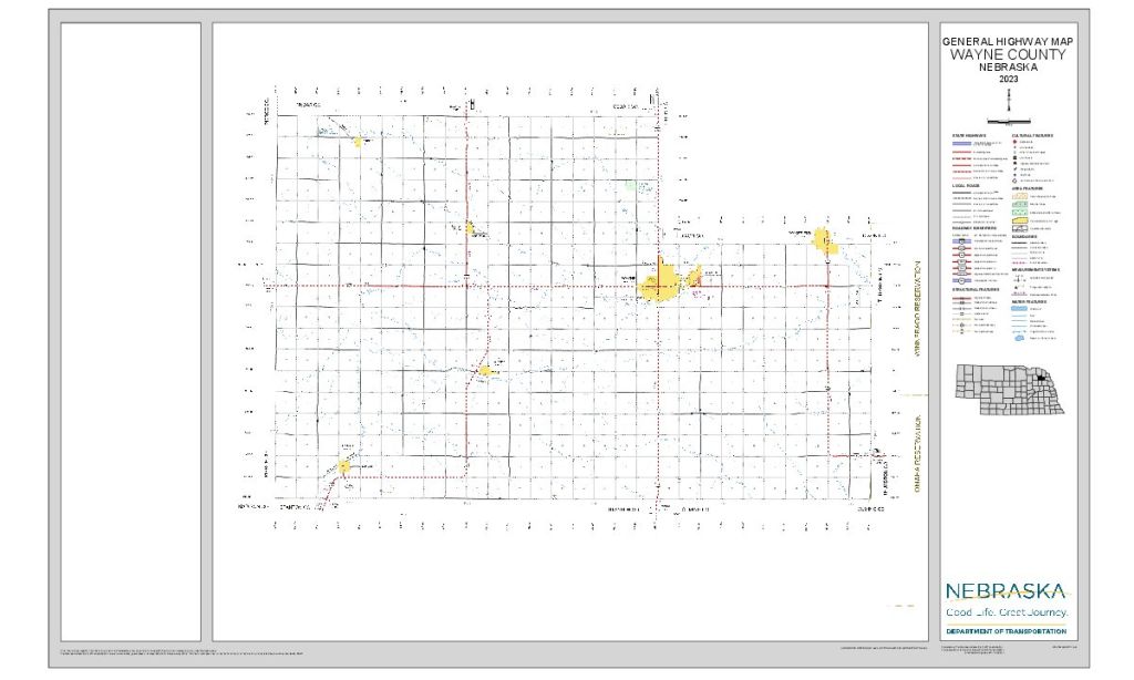 Wayne County Road Map thumbnail