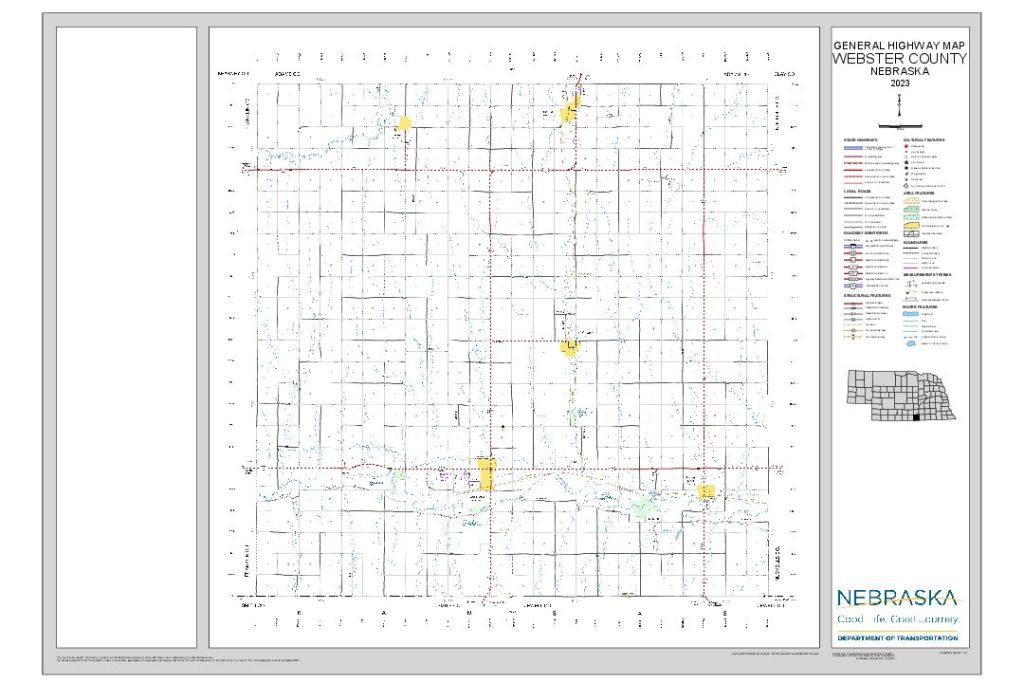 Webster County Road Map thumbnail