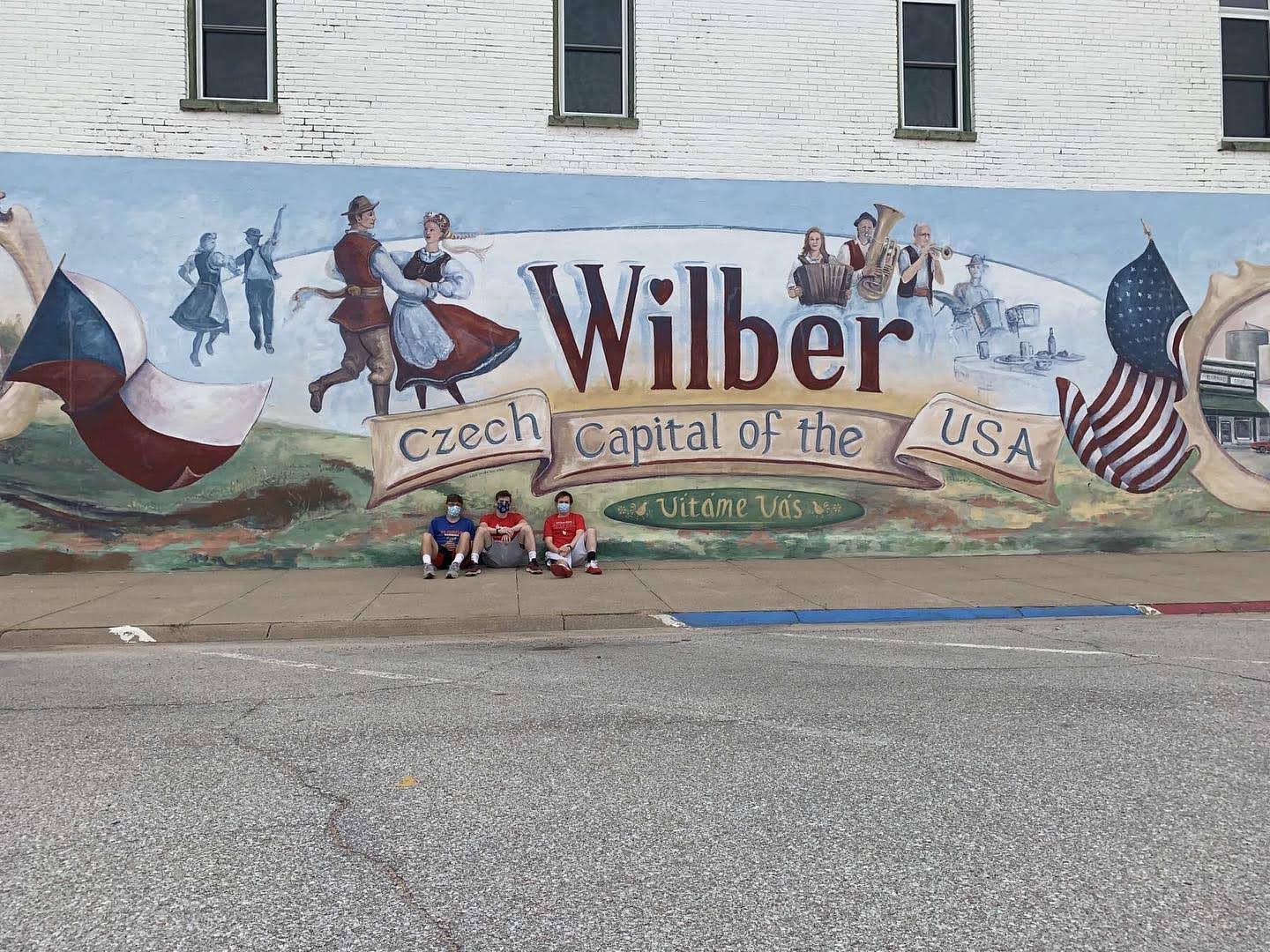Czech Capital of the USA mural, Wilber, Nebraska Czech Capital of the USA mural, Wilber, Nebraska