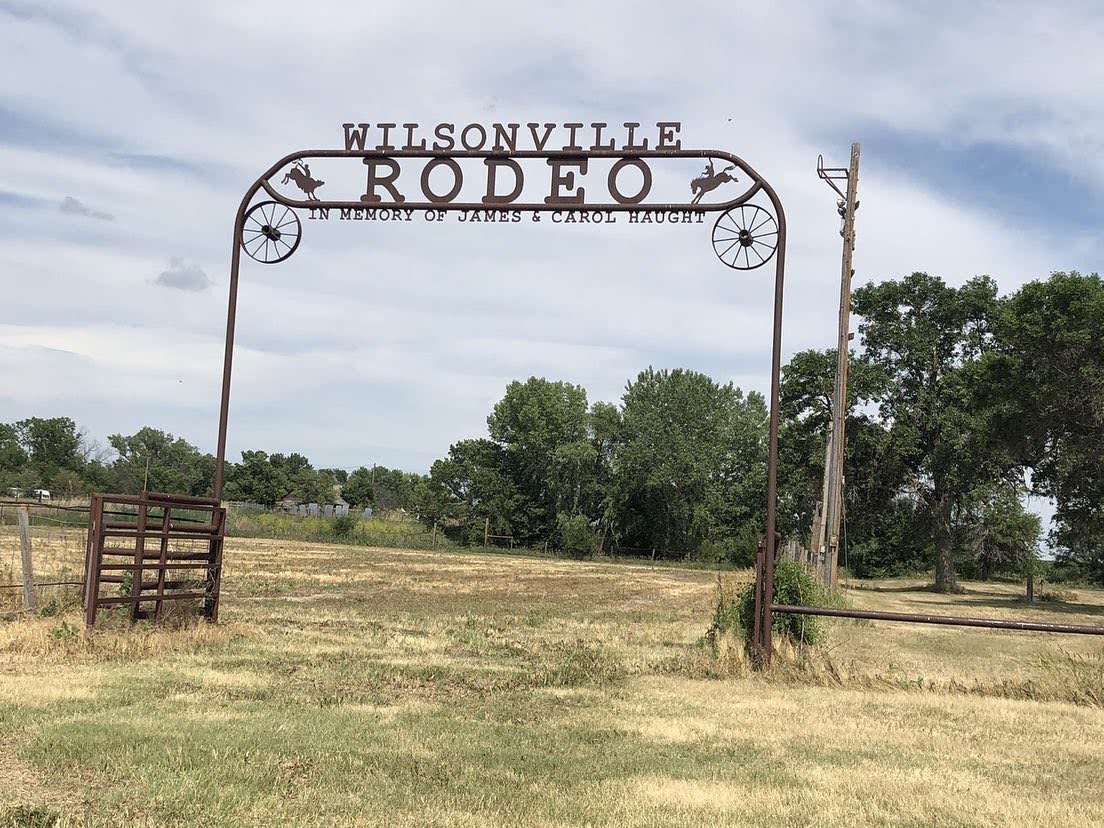 Wilsonville Rodeo arch, Wilsonville, Nebraska