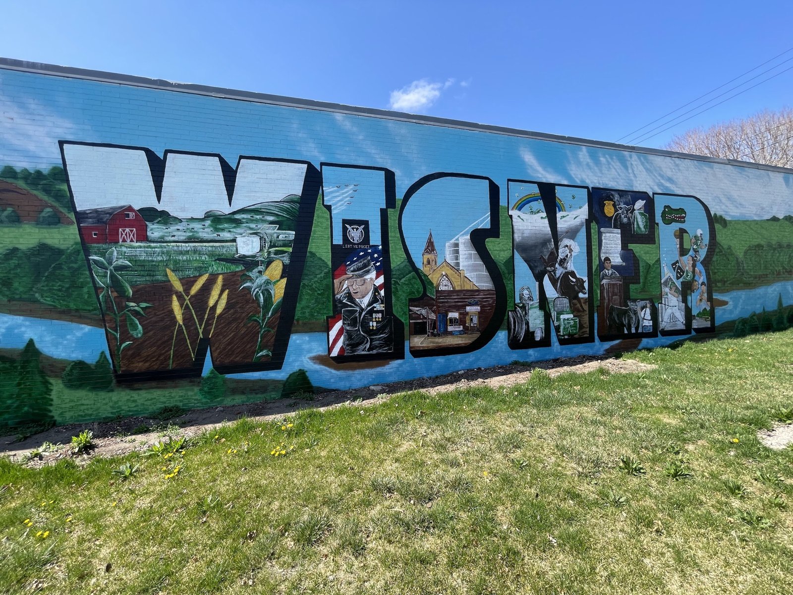 Wisner mural, Wisner, Nebraska